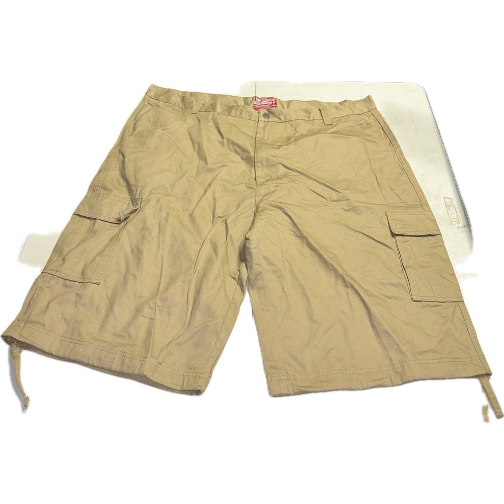 SB Royal Blue Basic Cargos Tan Beige Cargo‎ Shorts Men's 48" Waist